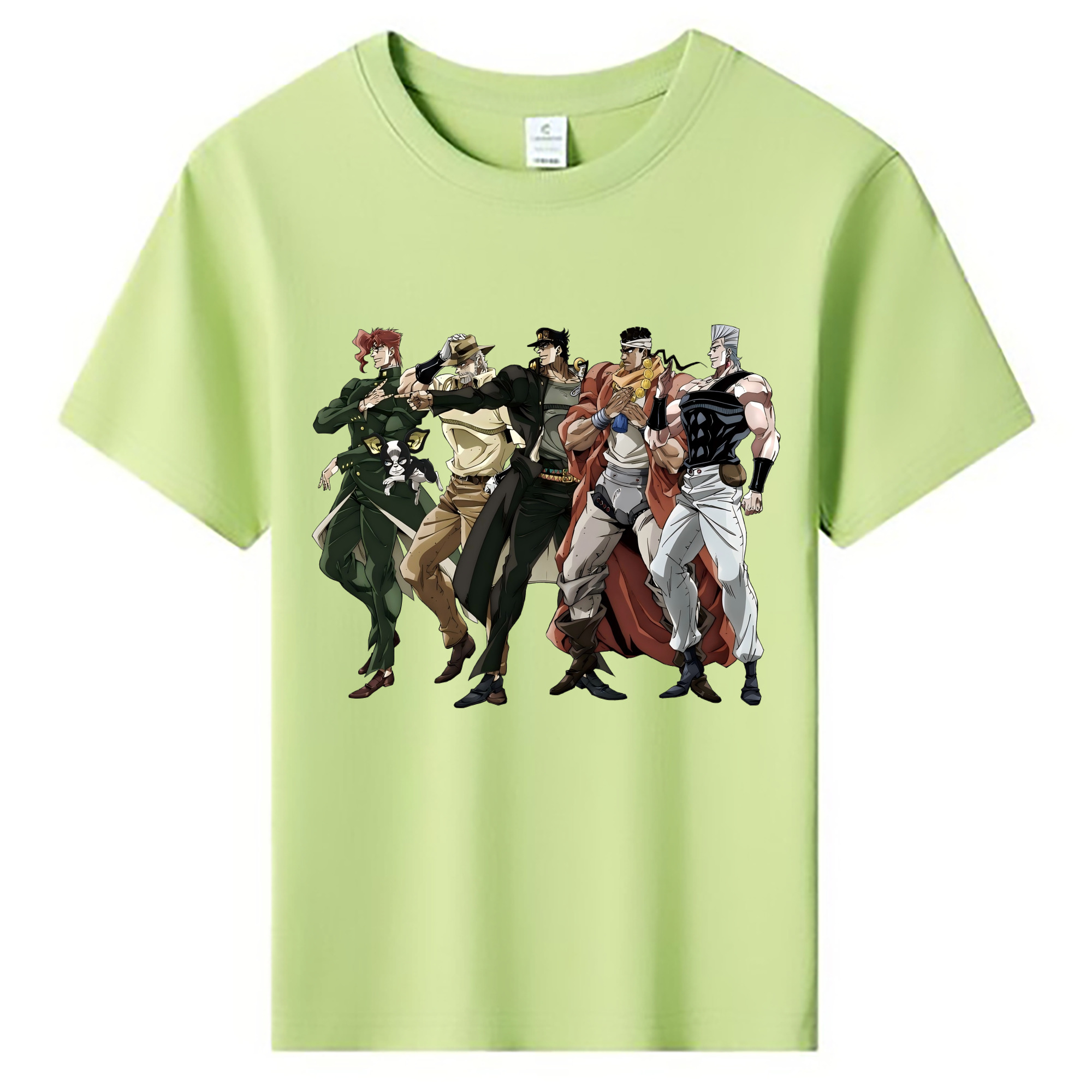 （画像用） ジョジョの奇妙な冒険 JoJo's Bizarre Adventure 綿100％キッズTシャツ（フロントプリント）